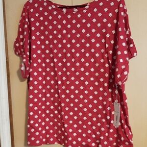 Magenta Floral Women's Top